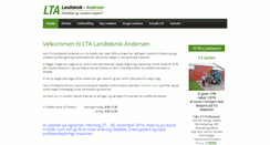 Desktop Screenshot of landteknik-andersen.dk
